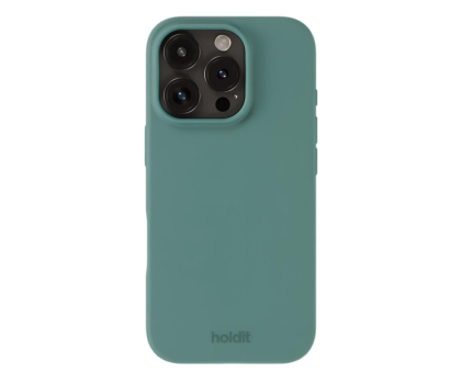 Etui do telefonów Holdit Silicone Case iPhone 16 Pro Moss Green 16522